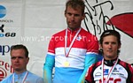 Frank Schleck on the podium of the Luxemburgish National Championships 2007